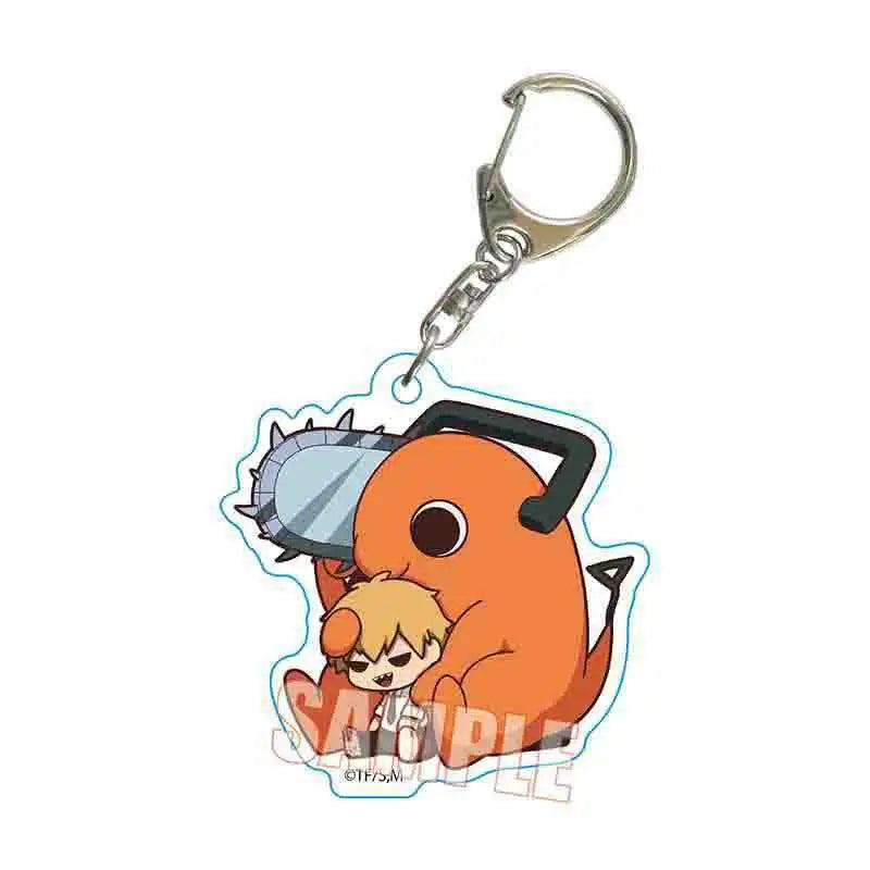 Chainsaw Man Acrylic Keychain - Pochita Makima Power Cosplay Accessory