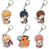 Chainsaw Man Acrylic Keychain - Pochita Makima Power Cosplay Accessory