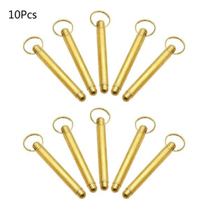 10pcs Ear Spoons Tobacco Pipe Shovel Keychain Pendant Sniffer Portable