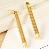 10pcs Ear Spoons Tobacco Pipe Shovel Keychain Pendant Sniffer Portable