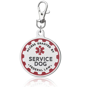 Service Dog Tag, Emotional Support Dog Tag Keychain
