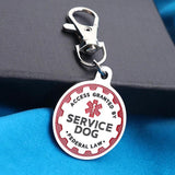 Service Dog Tag, Emotional Support Dog Tag Keychain