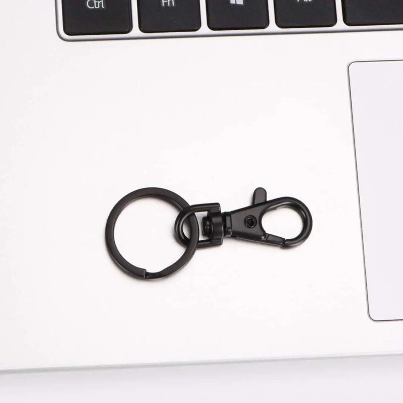 10PCS Swivel Clasps Lanyard Snap Hooks with Key Rings