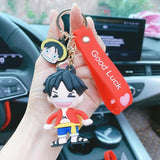 Luffy Silicone Keychain & Lanyard Schoolbag Pendant Cosplay Fans Gift