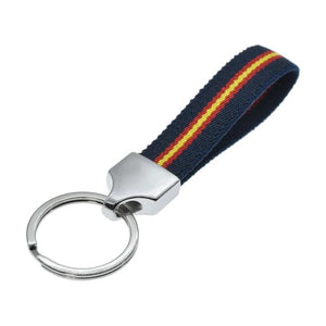 Spain Flag Keychain Charm Bracelet Dangler