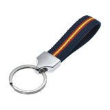 Spain Flag Keychain Charm Bracelet Dangler