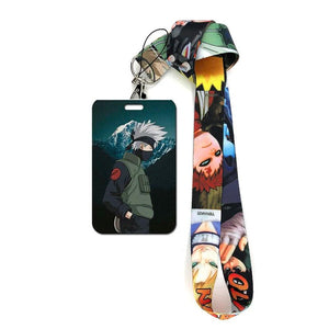 Anime Key Holder Lanyard Neck Rope ID Card Holder