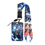 Anime Key Holder Lanyard Neck Rope ID Card Holder