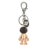 Space Robot Astronaut Keychain Men Women Retro Key Chain Pendant