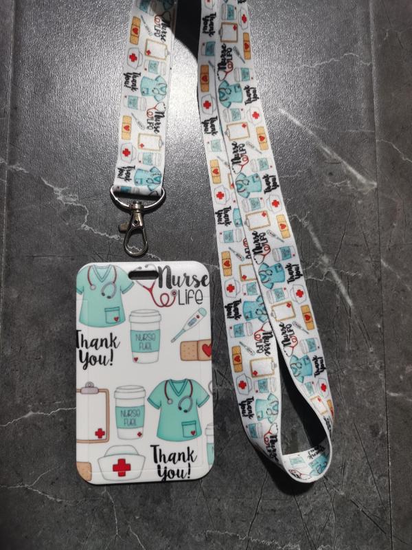 Doctor Nurse Lanyard Key Chains ID Holders Bank Card Neck Strap