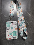 Doctor Nurse Lanyard Key Chains ID Holders Bank Card Neck Strap