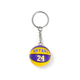 Curry Basketball Keychain Car Key Ring All Star Fan Key Chain Ball Shape
