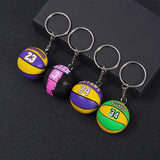 Curry Basketball Keychain Car Key Ring All Star Fan Key Chain Ball Shape