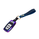 Vintage Leather Keychain for Men Women Car Key Holder