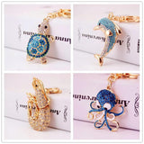 Rhinestone Turtle Keychain - Women Bag Accessory