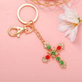 European Crown Rhinestone Car Keychain Full Rhinestone Crown Pendant