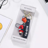 Denji Devil Form Pochita Cosplay Keychain Chainsaw Man Costume Props Gift