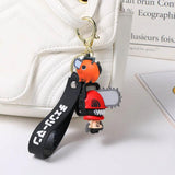 Denji Devil Form Pochita Cosplay Keychain Chainsaw Man Costume Props Gift