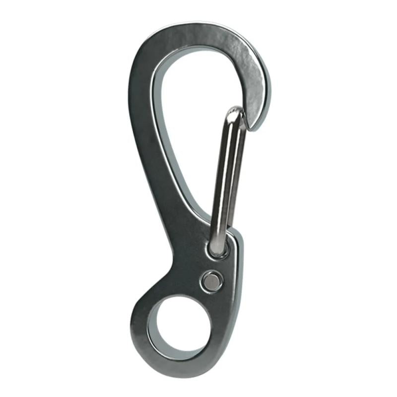 5 PCS Mini Spring Buckle Key Chain 304 Stainless Steel Quick Hook Keychain