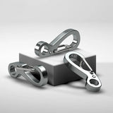 5 PCS Mini Spring Buckle Key Chain 304 Stainless Steel Quick Hook Keychain