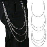 Steel Trousers Hipster Key Chain Punk Big Ring Wallet Belt Chain