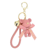 Cartoon Wool Bear Keychain Chain Female Couple Bag Pendant Gift