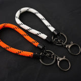 7mm Outdoor Rope Keychain DIY Bag Pendant Phone Keyring Car Anti-lost