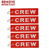 Aviation Embroidered Keychain Remove Before Flight 5PCS/LOT