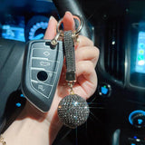 Personalized Rhinestone Keychain Charm Pendant