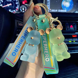 Crystal Blush Animal Crossing Keychain Charms Key Ring Anime Car Key Pendant