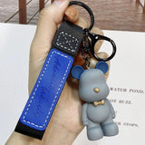 Crystal Blush Animal Crossing Keychain Charms Key Ring Anime Car Key Pendant