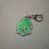 Mob Psycho Funny Anime Keychain Reigen Arataka Ekubo Key Chain Bag Pendant