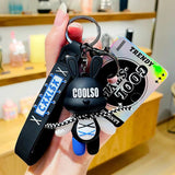 Bunny Key Chain Resin Bow Rabbit Keychain Women Couple Kids Bag Pendant