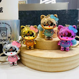 Cartoon Acrylic Kitten Doll Keychain Bag Pendant
