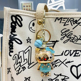 Cartoon Acrylic Kitten Doll Keychain Bag Pendant