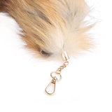 Large Fox Tail Fur Tassel Bag Tag Keychain Strap Chain