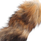 Large Fox Tail Fur Tassel Bag Tag Keychain Strap Chain