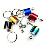 Gearshift Toy Manual Gear Key Pendant Racing Transmission Keyring