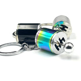 Gearshift Toy Manual Gear Key Pendant Racing Transmission Keyring