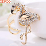 Animal Series Keychain Puppy Donkey Dragonfly Alloy Girl Bag Pendant