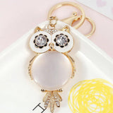 Keychain Owl Series Rhinestone Couple Bag Gift Pendant Car Pendant