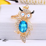 Keychain Owl Series Rhinestone Couple Bag Gift Pendant Car Pendant