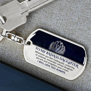 Keepsake for Son Grandson Daughter Granddaughter Keychain from Grandma Grandpa