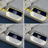 Keepsake for Son Grandson Daughter Granddaughter Keychain from Grandma Grandpa