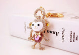 Monkey Keychain Metal Rhinestone Female Bag Pendant Holiday Gift