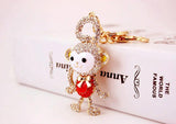 Monkey Keychain Metal Rhinestone Female Bag Pendant Holiday Gift