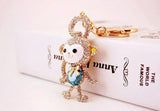 Monkey Keychain Metal Rhinestone Female Bag Pendant Holiday Gift