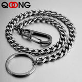 Long Trousers Hipster Key Chains 304 Stainless Steel Key Ring