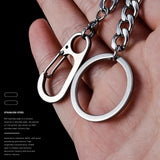 Long Trousers Hipster Key Chains 304 Stainless Steel Key Ring