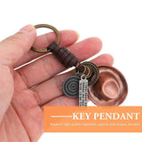 Cowboy Hat Keychain Vintage Holder Metal Keyring